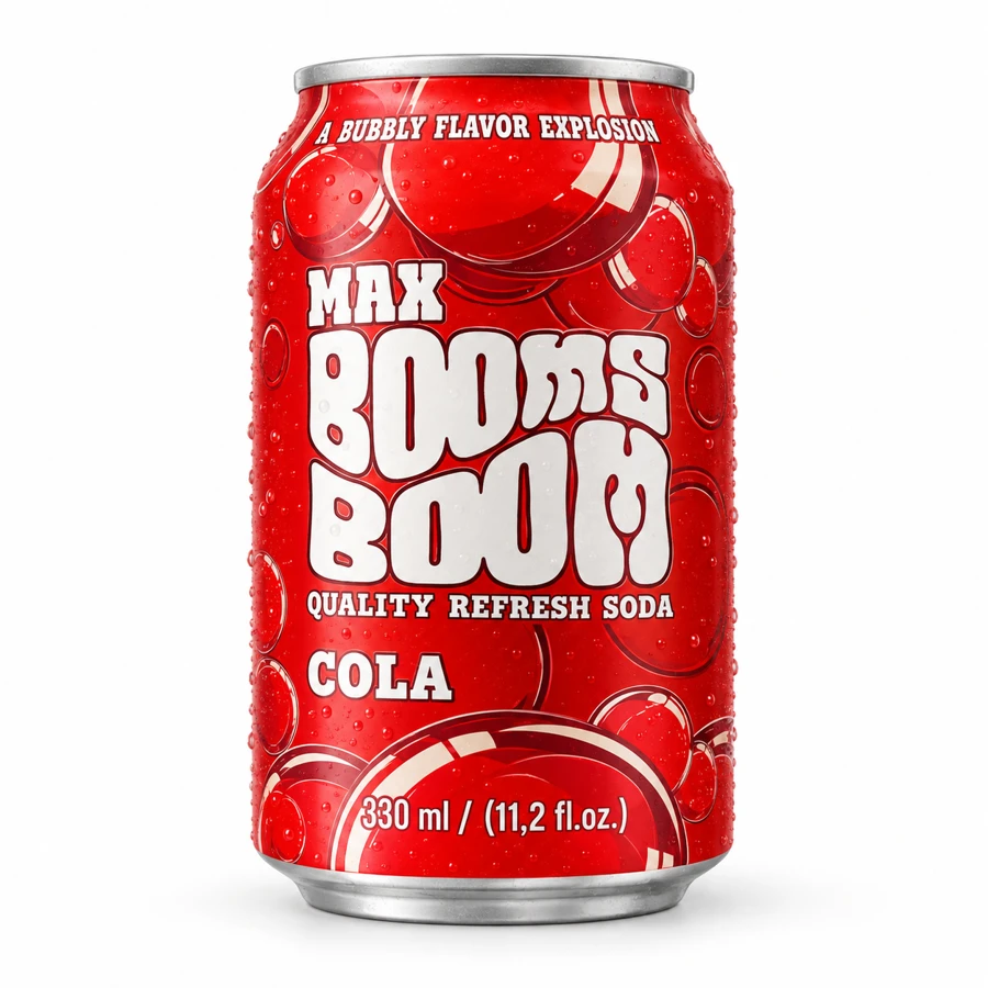 Refresco Max Boom Boom Cola