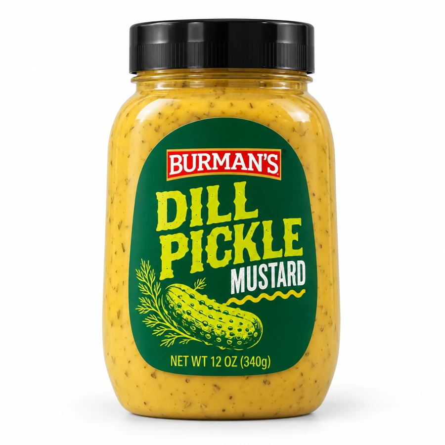 Mostaza Burman’s Dill Pickle 340 g