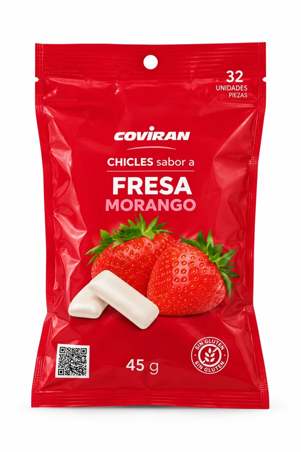 Golosina sabor fresa45g