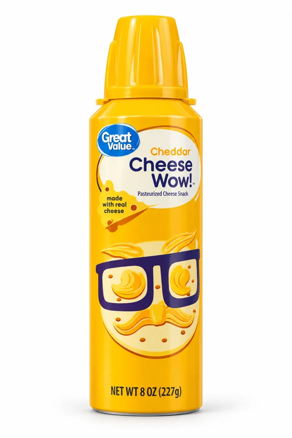 Great Value Cheese Wow! Cheddar