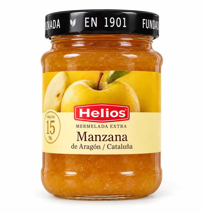 Mermelada frasco amarillo