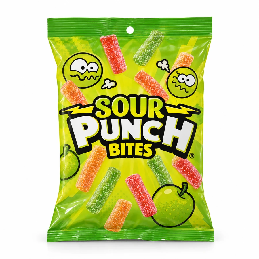 Sour Punch, bolsa verde