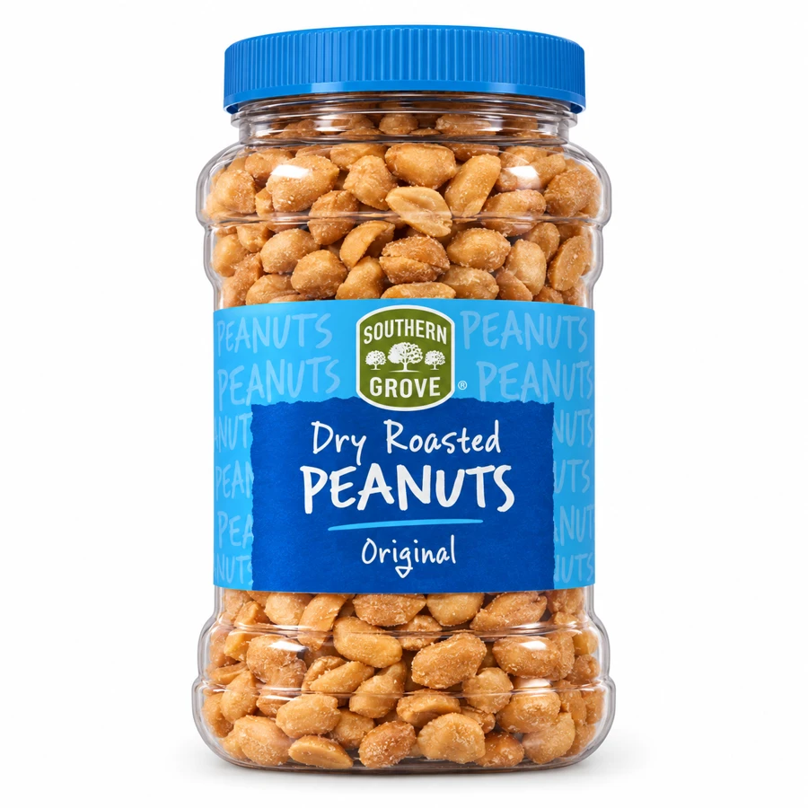 Southern Grove Dry Roasted Peanuts Original