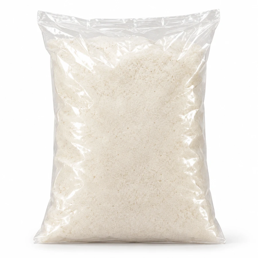 Producto blanco en bolsa sin marca