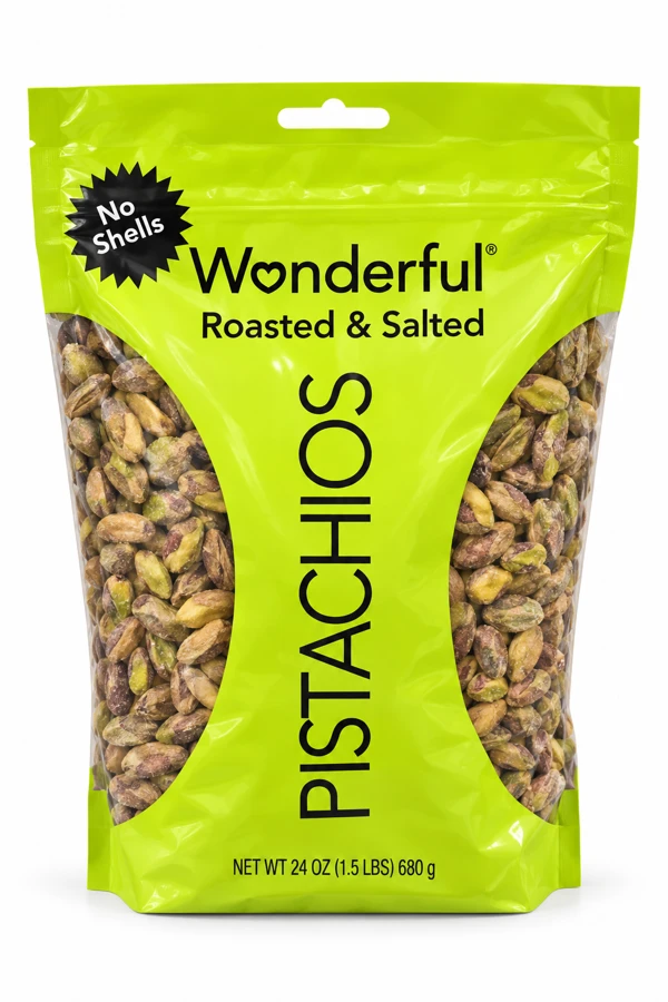 Pistachos Wonderful Roasted & Salted 680 g