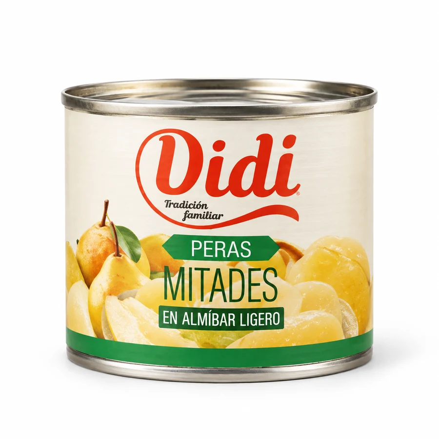Peras Didi en almíbar ligero