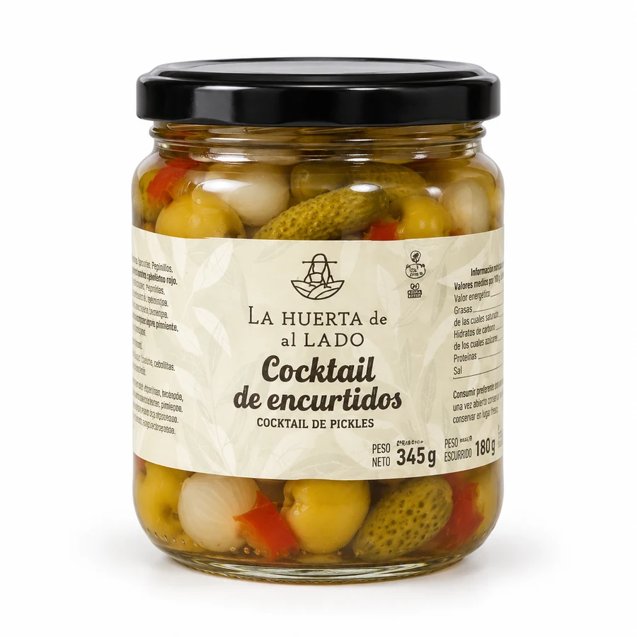 Cóctel de encurtidos La Huerta de al Lado