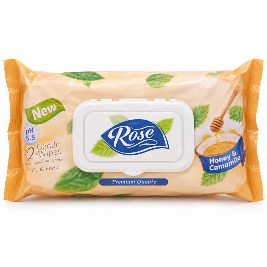 Toallitas húmedas Rose Honey y Camomile