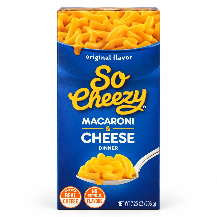 Macarrones con queso So Cheezy