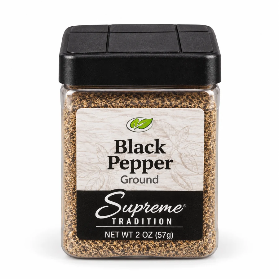 Pimienta negra molida Supreme Tradition