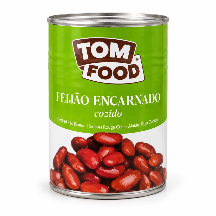 Frijoles colorados cocidos Tom Food